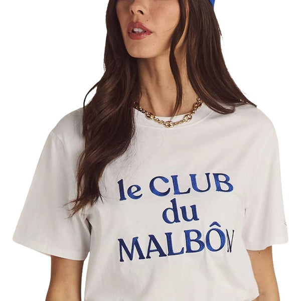Malbon Cosette Golf T-Shirt White - SS25 Women