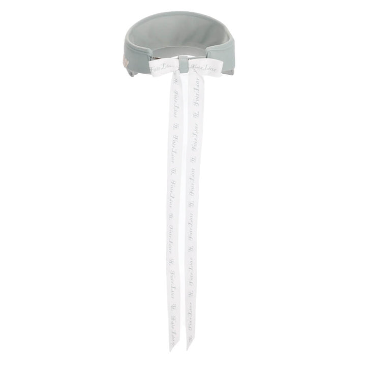 Fairliar Side Logo Wide Ribbon Golf Visor Mint - SS25 Women