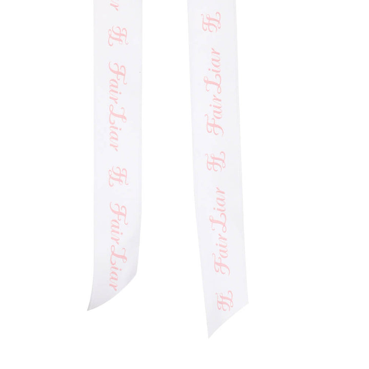 Fairliar Side Logo Wide Ribbon Golf Visor Pink - SS25 Women