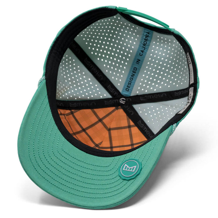 Melin Odyssey Links Hydro Golf Cap Neon Aqua - SP25