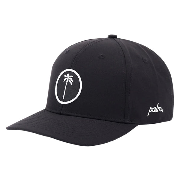 Palm Golf Local Performance Snapback Golf Cap Black - 25