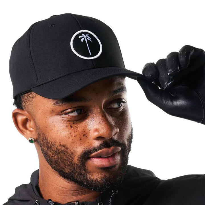 Palm Golf Local Performance Snapback Golf Cap Black - 25