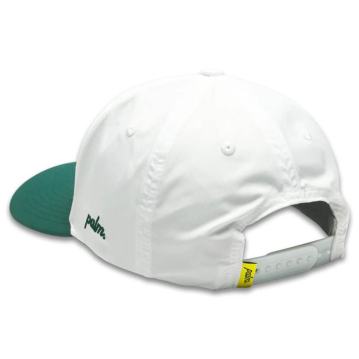 Palm Golf Local Performance Snapback Golf Cap White/Green - SS25 Men