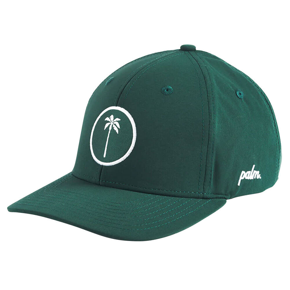 Palm Golf Local Performance Snapback Golf Cap Green - SS25 Men