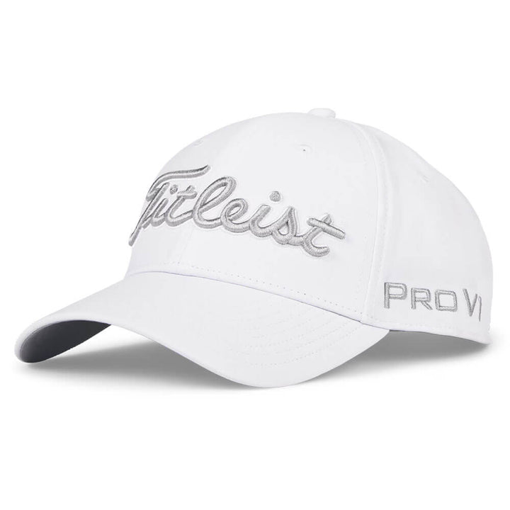 Titleist Tour Performance Golf Cap White/Gray - 25 Men