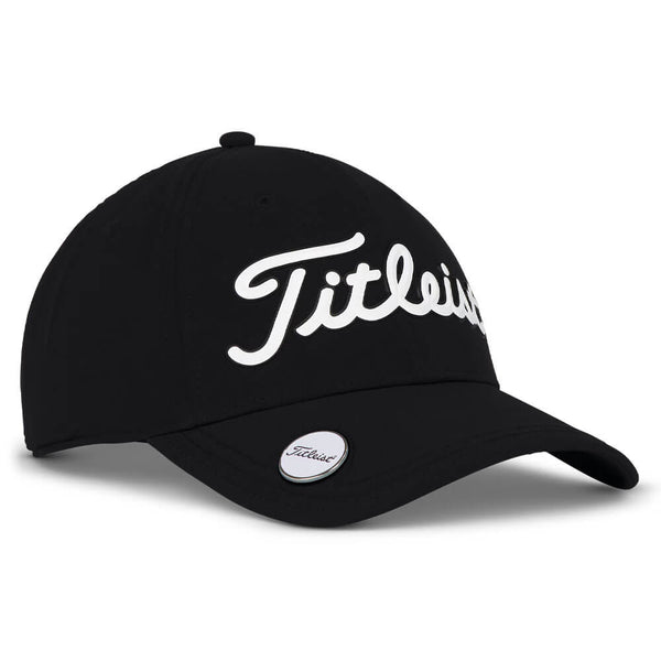Titleist Players Performance Ball Marker Golf Cap Black/White - 25 Men