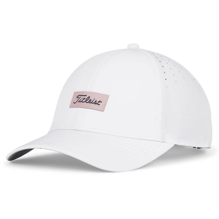 Titleist Charleston Breezer Golf Cap White/Soft Pink/Charcoal - 25 Women