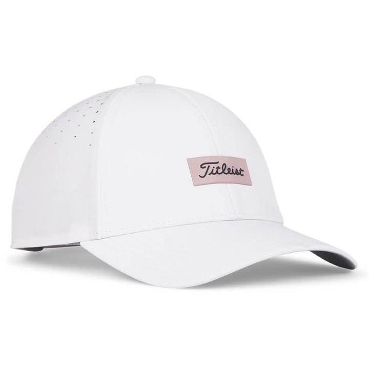 Titleist Charleston Breezer Golf Cap White/Soft Pink/Charcoal - 25 Women