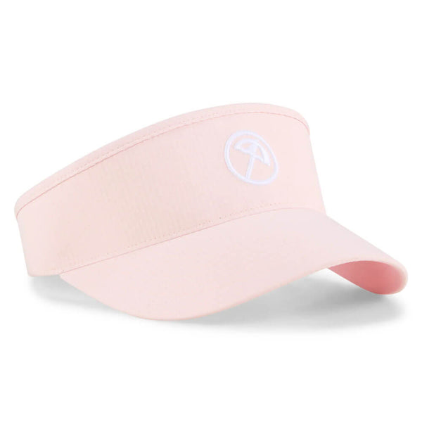 PUMA AP Seersucker Golf Visor Pale Pink - SS25 Women
