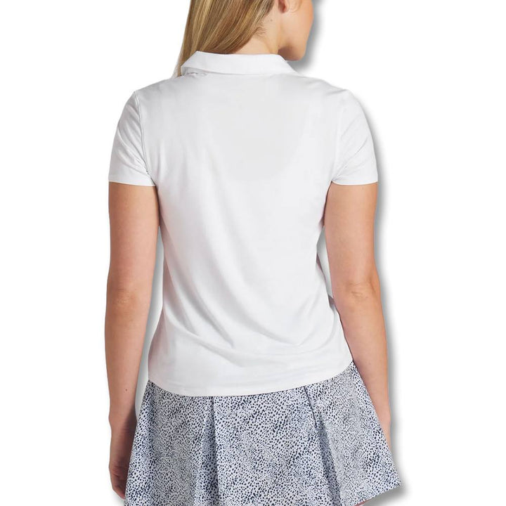 PUMA CLOUDSPUN Piped Golf Polo White Glow - SS25 Women