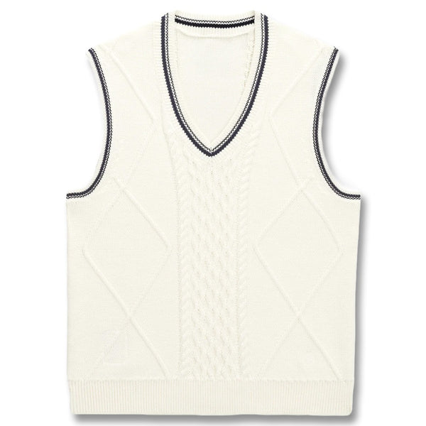 PUMA AP Sweater Golf Vest Warm White - SS25 Women