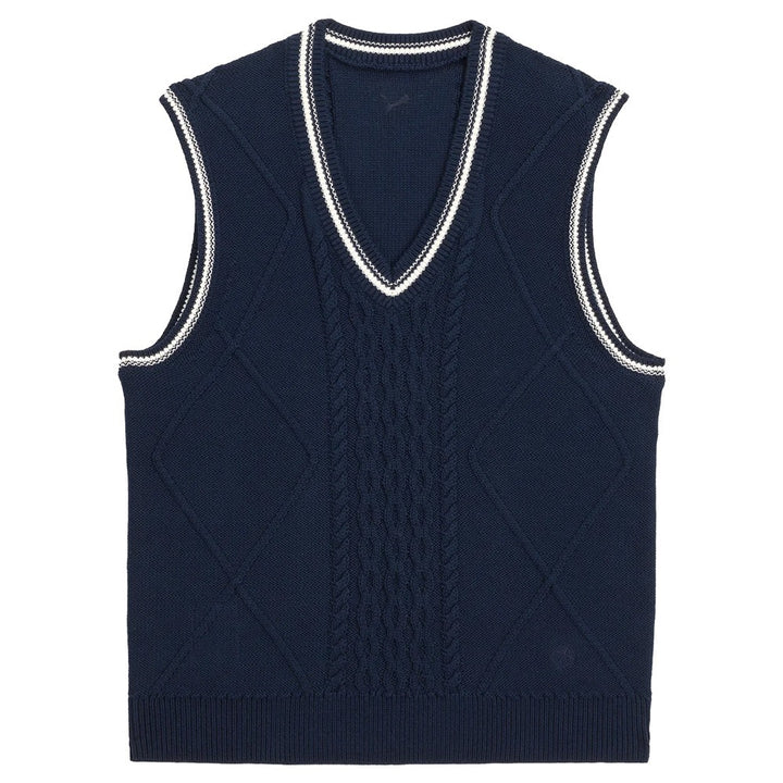 PUMA AP Sweater Golf Vest Deep Navy - SS25 Women