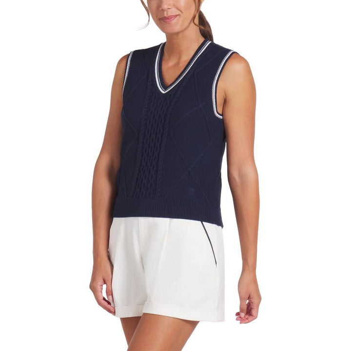 PUMA AP Sweater Golf Vest Deep Navy - SS25 Women
