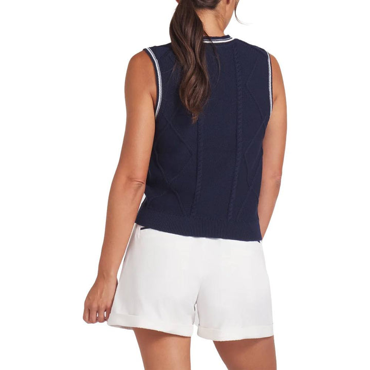 PUMA AP Sweater Golf Vest Deep Navy - SS25 Women