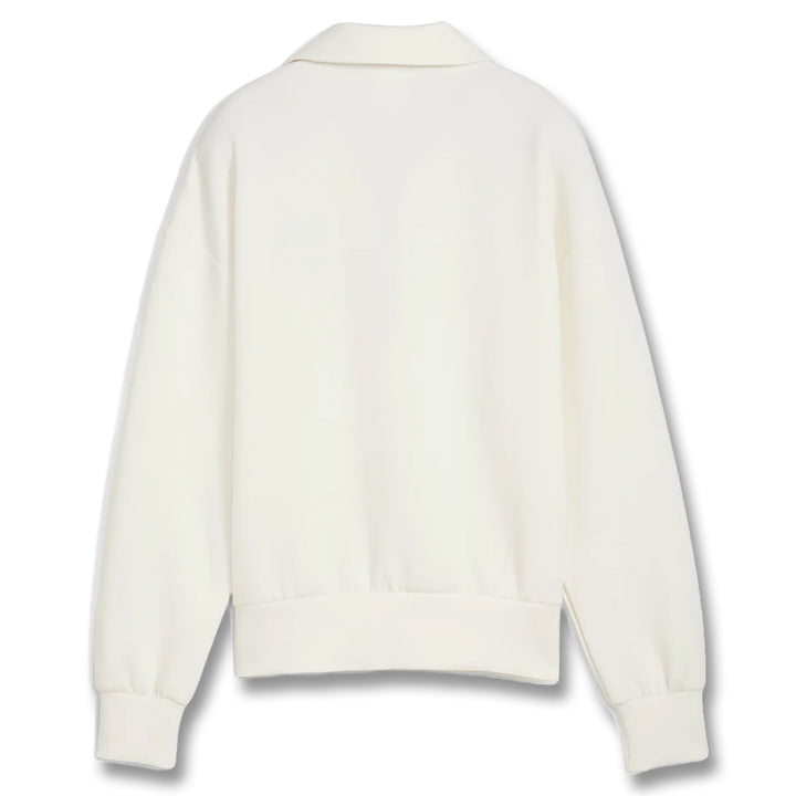 PUMA AP Collared 1/4 Zip Golf Pullover Warm White - SS25 Women