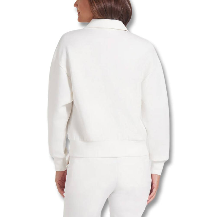 PUMA AP Collared 1/4 Zip Golf Pullover Warm White - SS25 Women