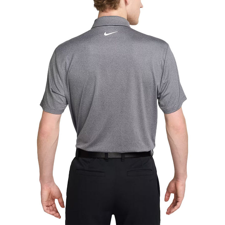 Nike Dri-FIT Tour Heathered Golf Polo Black/White - FW25 Men