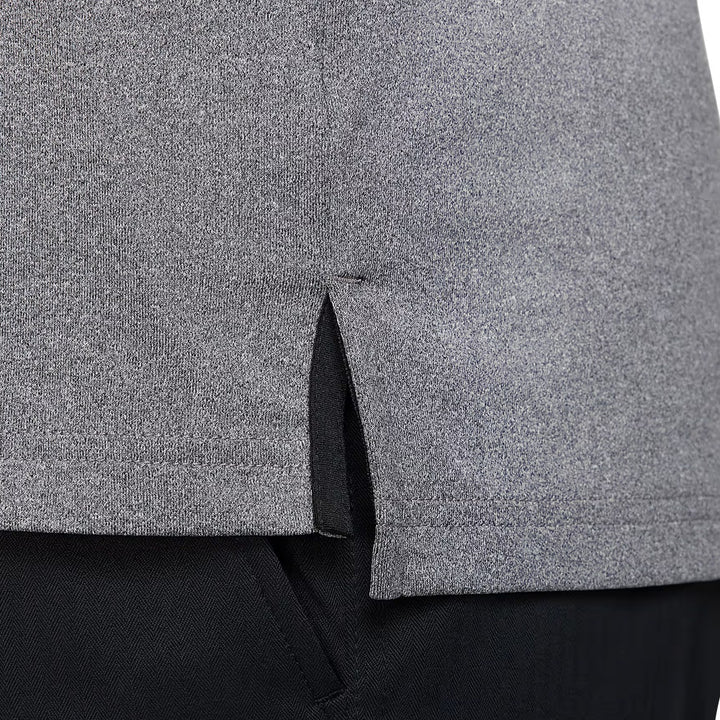 Nike Dri-FIT Tour Heathered Golf Polo Black/White - FW25 Men