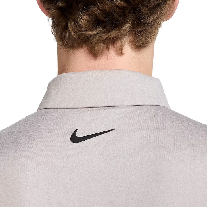 Nike Dri-FIT Tour Heathered Golf Polo College Grey/Black - FW25 Men