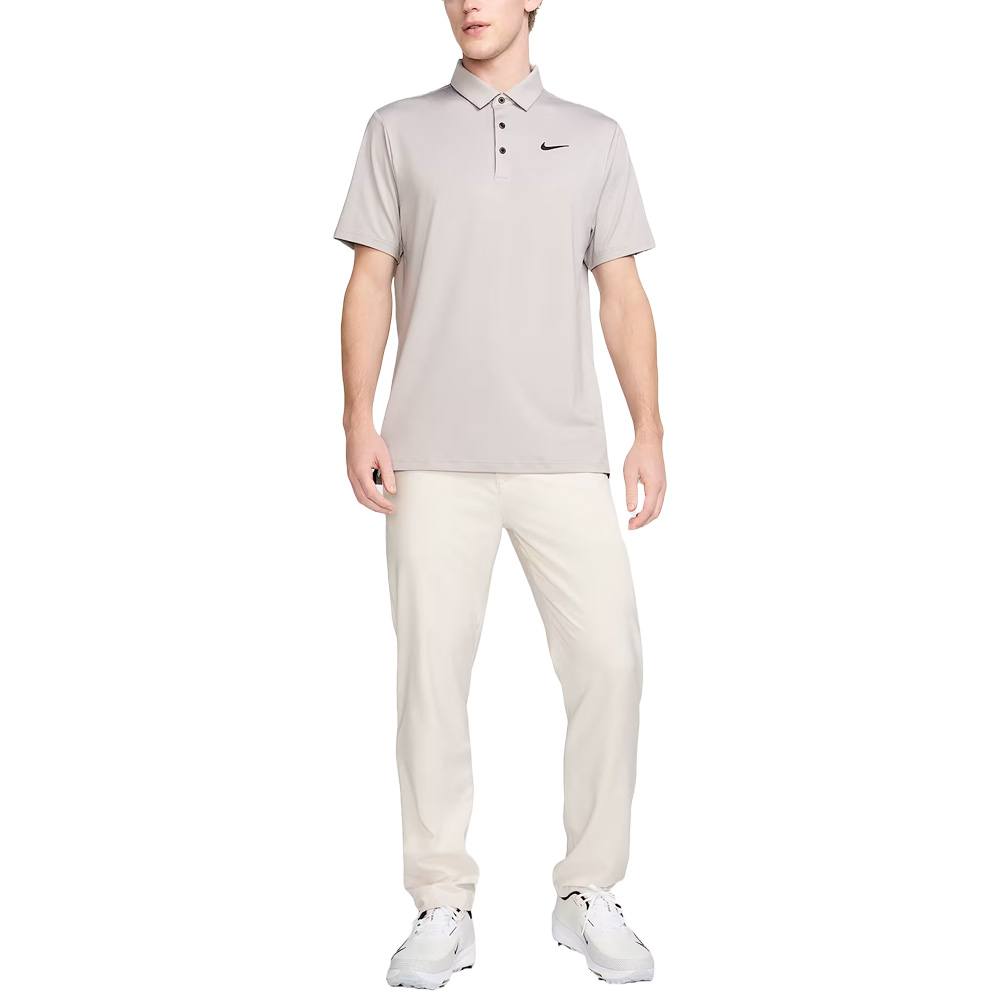 Nike Dri-FIT Tour Heathered Golf Polo College Grey/Black - FW25