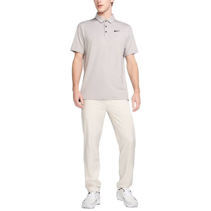 Nike Dri-FIT Tour Heathered Golf Polo College Grey/Black - FW25 Men
