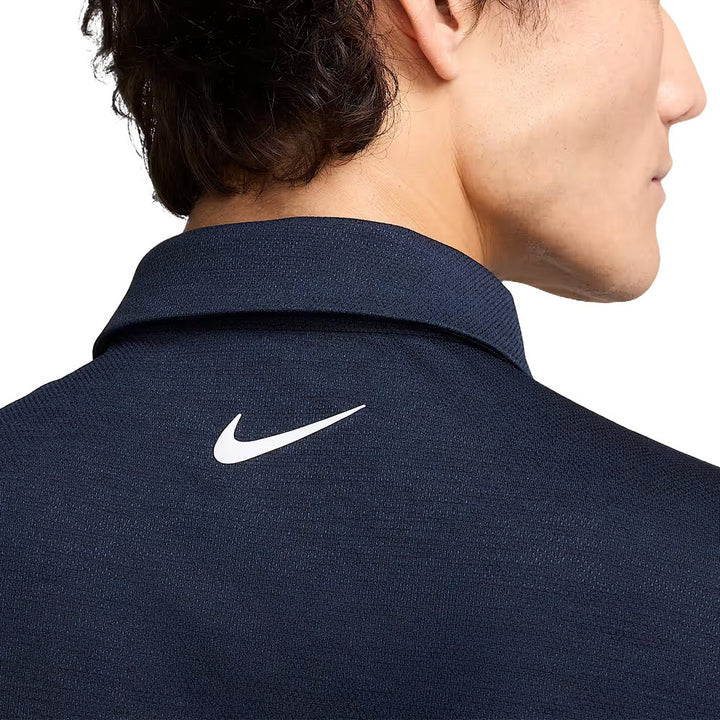 Nike Dri-FIT Tour Jacquard Golf Polo Midnight Navy/Black/White - FA25 Men