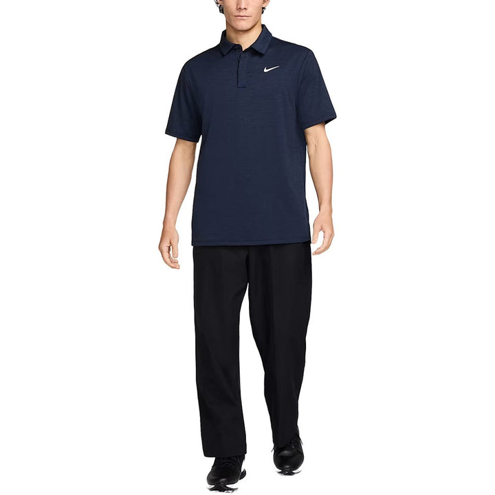 Nike Dri-FIT Tour Jacquard Golf Polo Midnight Navy/Black/White - FA25 Men