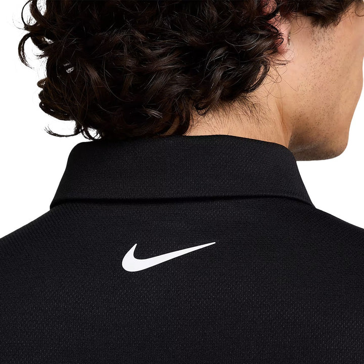 Nike Dri-FIT Tour Jacquard Golf Polo Black/Black/White - FA25 Men
