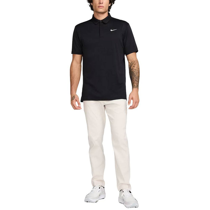 Nike Dri-FIT Tour Jacquard Golf Polo Black/Black/White - FA25 Men