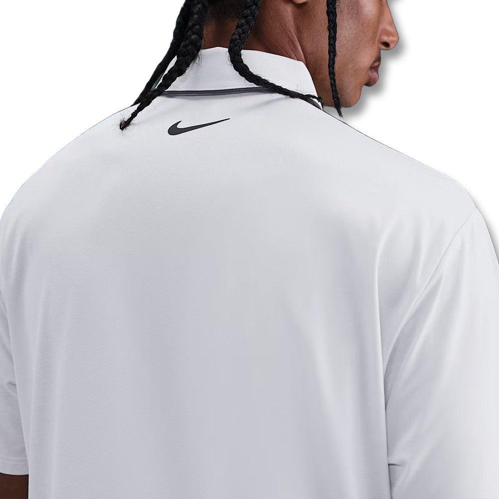 Nike Dri-FIT Tour Piping Golf Polo White/Black - FA25 Men