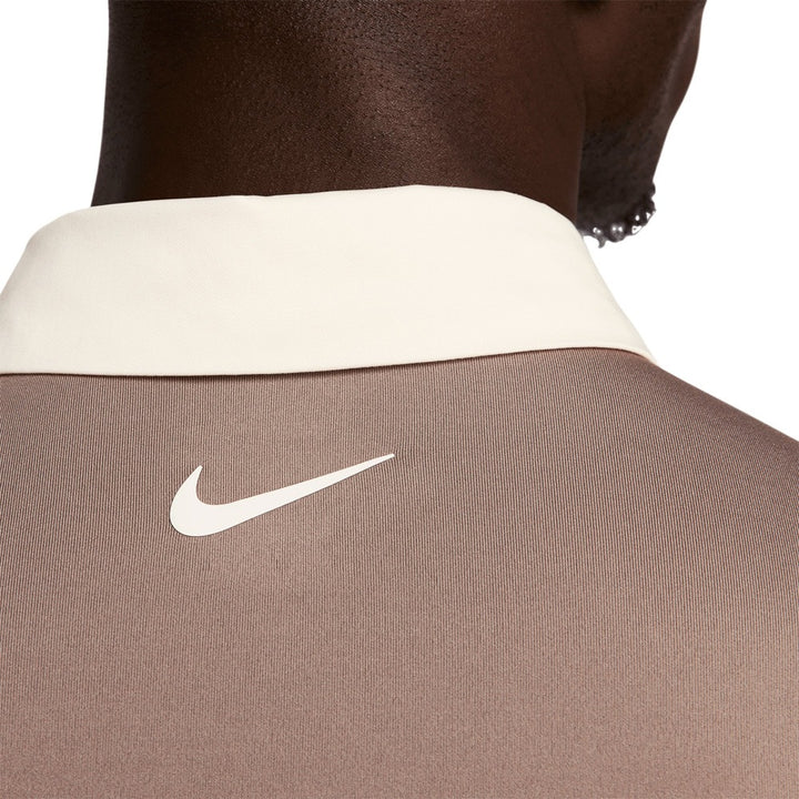 Nike Dri-FIT Tour Contrast Golf Polo Mink Brown/Pale Ivory/Pale Ivory - SP25 Men