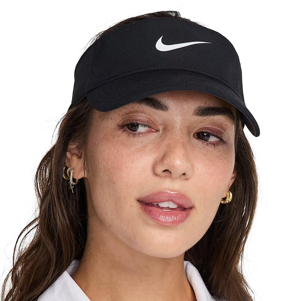 Nike Dri-FIT Ace Golf Visor Black/Anthracite/White - FW25 Men