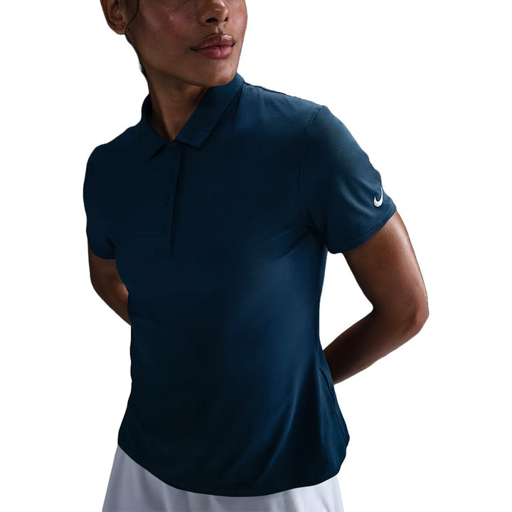 Nike Dri-FIT Victory Short-Sleeve Golf Polo Armory Navy/White - FA25 Women