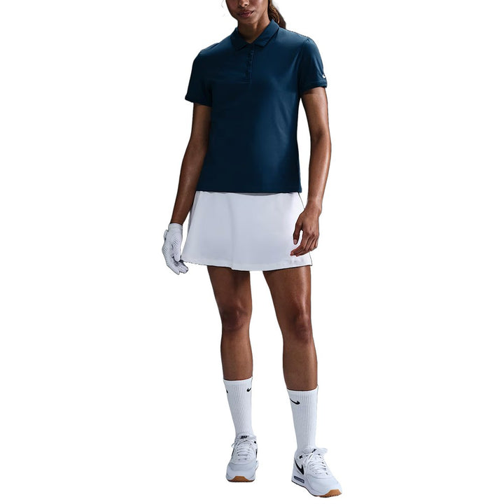 Nike Dri-FIT Victory Short-Sleeve Golf Polo Armory Navy/White - FA25 Women