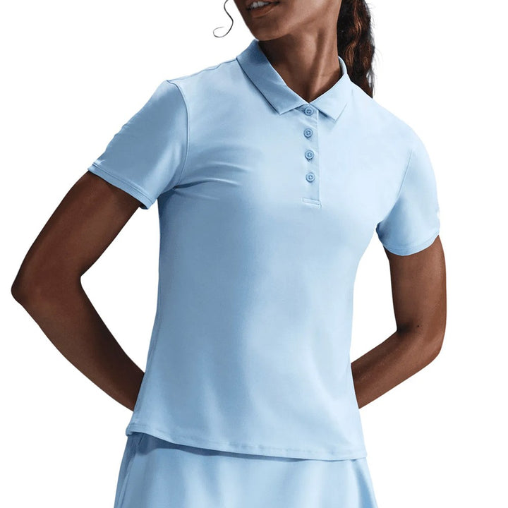 Nike Dri-FIT Victory Short-Sleeve Golf Polo Psychic Blue/White - SP25 Women