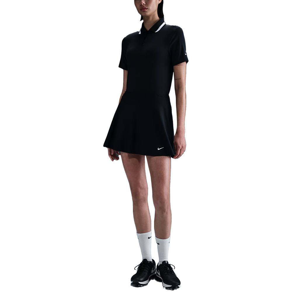 Nike Dri-FIT Tour Flouncy Golf Skirt Black/White - FW25 Women