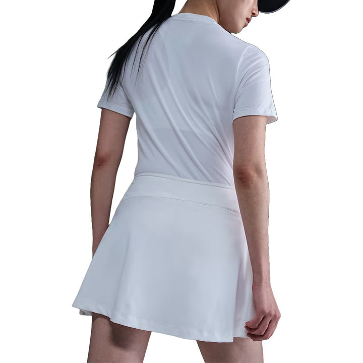 Nike Dri-FIT Tour Flouncy Golf Skirt White/Black - FW25 Women
