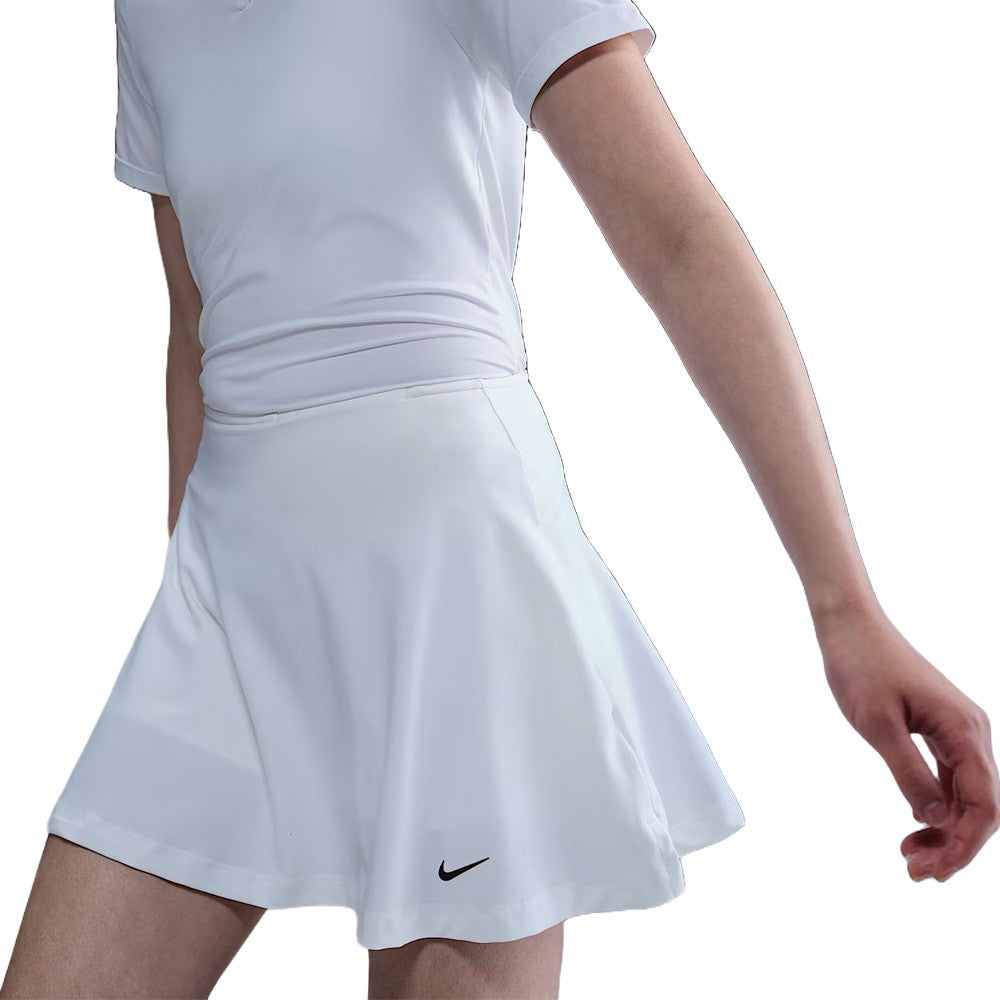 Nike Dri-FIT Tour Flouncy Golf Skirt White/Black - FW25 Women