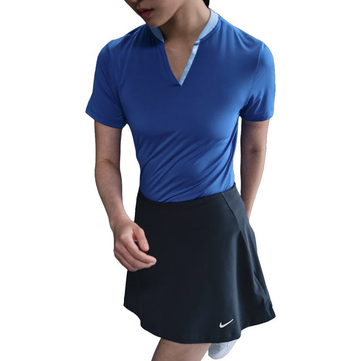 Nike Dri-FIT Tour Flouncy Golf Skirt Thunder Blue/White - FA25 Women