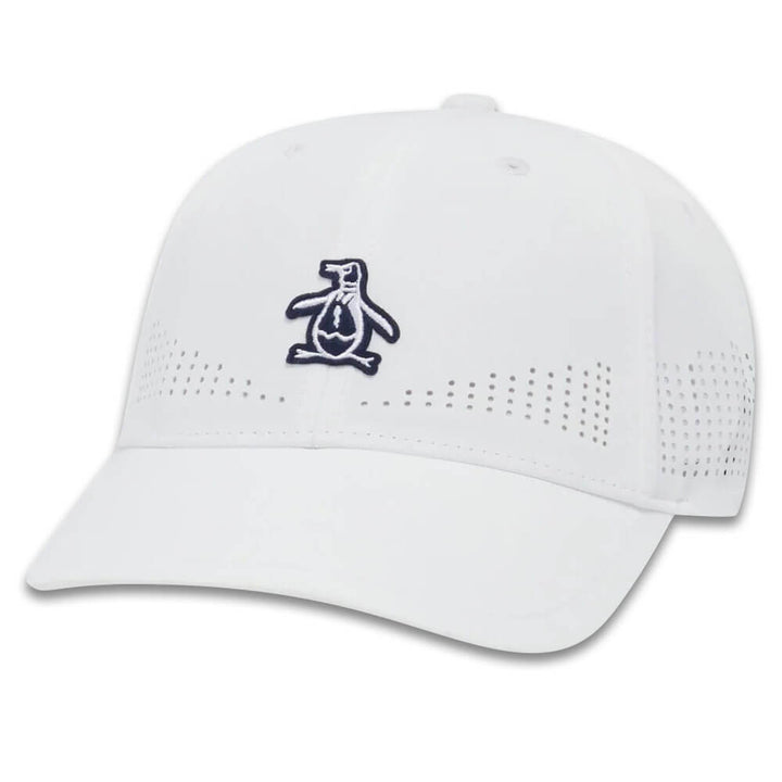 Original Penguin Country Club Perforated Golf Cap Bright White - SP25 Women