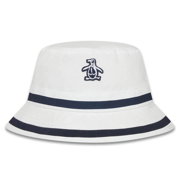 Original Penguin Palm Spring Earl Golf Bucket Hat Bright White - SP25 Men