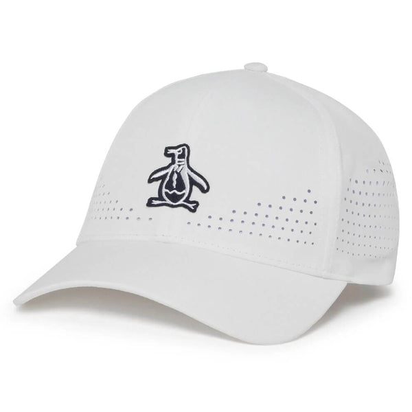 Original Penguin Country Club Perforated Golf Cap Bright White - SS25 Men