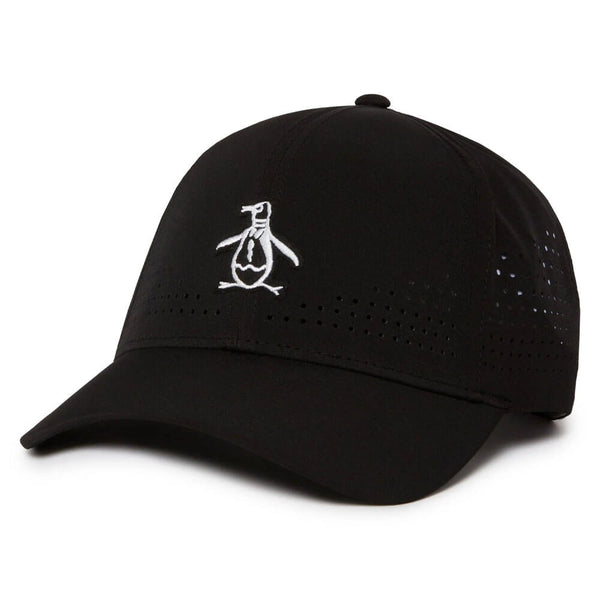 Original Penguin Country Club Perforated Golf Cap Caviar - SS25 Men