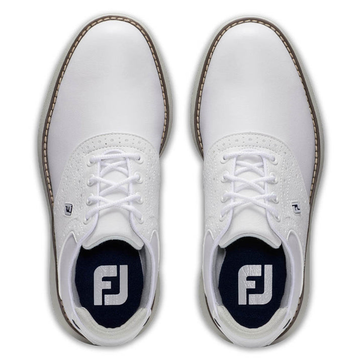 FootJoy Traditions Golf Shoes White - 24 Boys