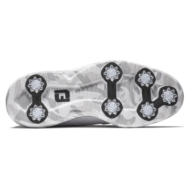 FootJoy Traditions Blucher Golf Shoes White/Gray Camo - 24 Men