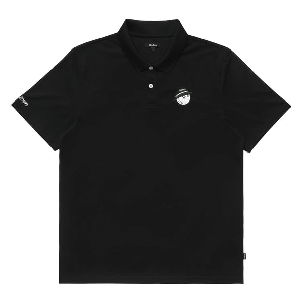 Malbon Cooper Core Golf Polo Black - FW24 Men