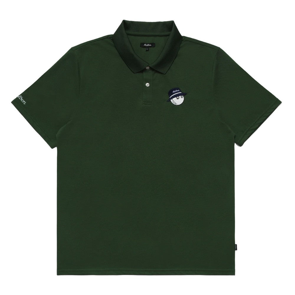 Malbon Cooper Core Golf Polo Evergreen - FW24 Men