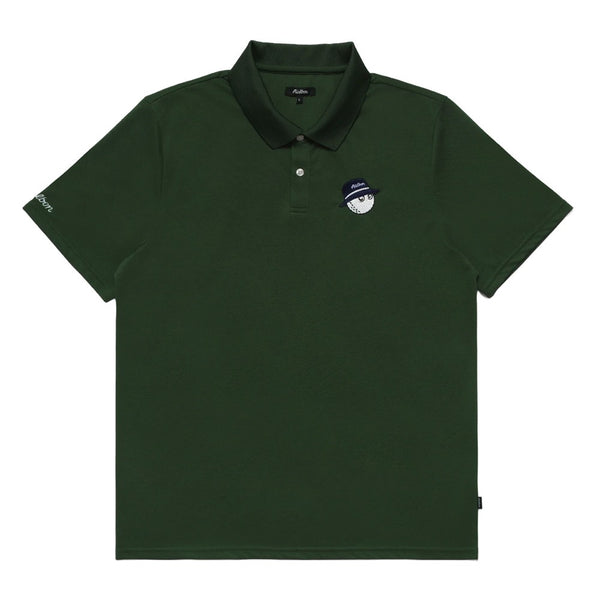 Malbon Cooper Core Golf Polo Evergreen - FW24 Men