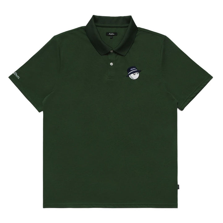 Malbon Cooper Core Golf Polo Evergreen - FW24 Men