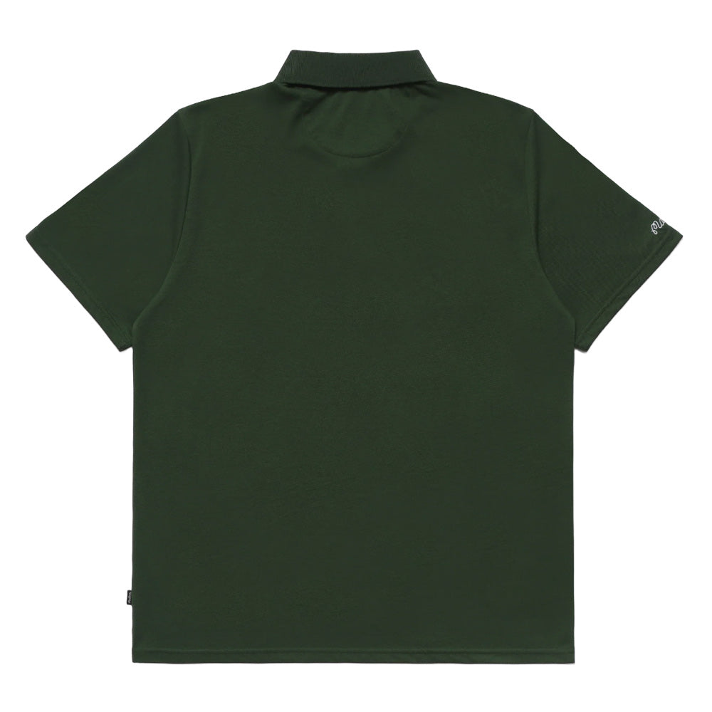 Malbon Cooper Core Golf Polo Evergreen - FW24 Men
